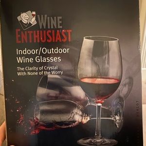 Wine Enthusiast Indoor/ Outdoor Wine Glasses